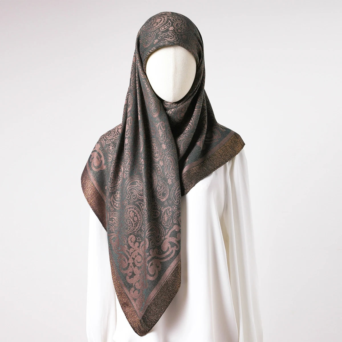 New Malaysia Square Scarf | Hijab Headscarf Premium Cotton Voile Soft Muslim Square Scarf