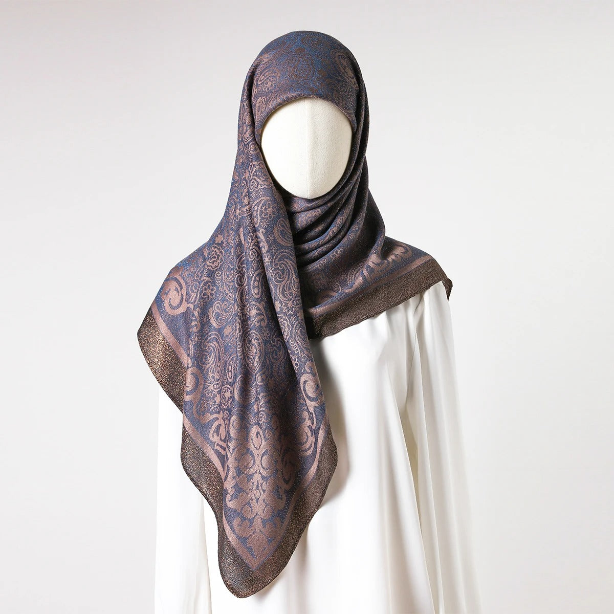 New Malaysia Square Scarf | Hijab Headscarf Premium Cotton Voile Soft Muslim Square Scarf