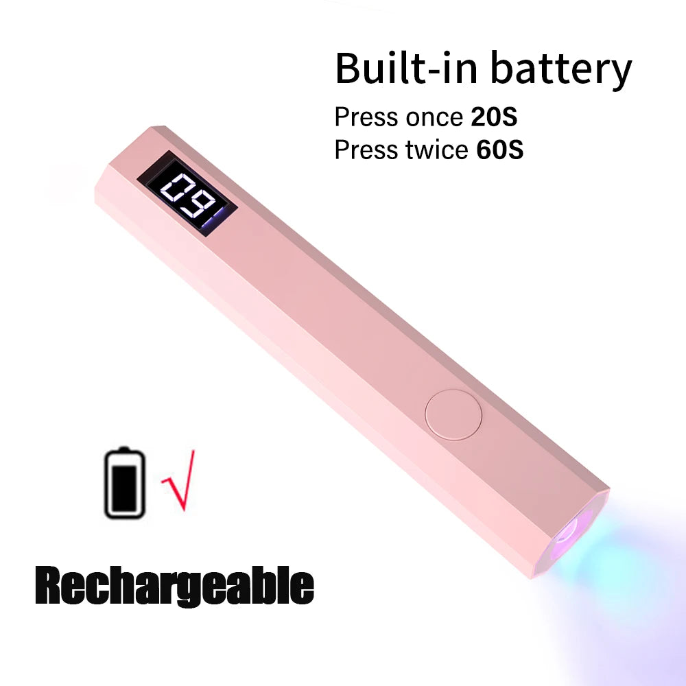 Rechargeable UV LED Nail Dryer Quick Dry | Bondi Blush